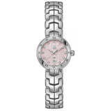 Buy Shop Tag Heuer Link Diamonds Pink Dial Silver Steel Strap Watch for Women - WAT1415.BA0954 USA Online