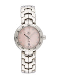 Buy Shop Tag Heuer Link Diamonds Pink Dial Silver Steel Strap Watch for Women - WAT1415.BA0954 USA Online
