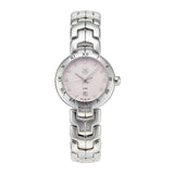 Buy Shop Tag Heuer Link Diamonds Pink Dial Silver Steel Strap Watch for Women - WAT1415.BA0954 USA Online