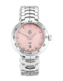 Buy Shop Tag Heuer Link Diamonds Pink Dial Silver Steel Strap Watch for Women - WAT1415.BA0954 USA Online