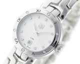 Buy Shop Tag Heuer Link Diamonds Silver Dial Silver Steel Strap Watch for Women - WAT1413.BA0954 USA Online