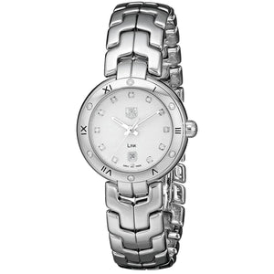 Buy Shop Tag Heuer Link Diamonds Silver Dial Silver Steel Strap Watch for Women - WAT1413.BA0954 USA Online