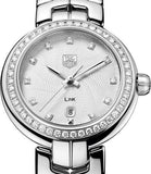 Buy Shop Tag Heuer Link Diamonds Silver Dial Silver Steel Strap Watch for Women - WAT1414.BA0954 USA Online