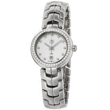 Buy Shop Tag Heuer Link Diamonds Silver Dial Silver Steel Strap Watch for Women - WAT1414.BA0954 USA Online