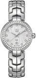 Buy Shop Tag Heuer Link Diamonds Silver Dial Silver Steel Strap Watch for Women - WAT1414.BA0954 USA Online