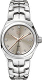 Buy Shop Tag Heuer Link Quartz Brown Dial Silver Steel Strap Watch for Women - WBC131E.BA0649 USA Online