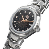 Buy Shop Tag Heuer Link Quartz Black Dial Silver Steel Strap Watch for Women - WBC131F.BA0649 USA Online