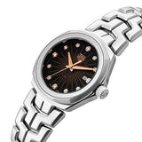Buy Shop Tag Heuer Link Quartz Black Dial Silver Steel Strap Watch for Women - WBC131F.BA0649 USA Online