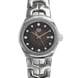 Buy Shop Tag Heuer Link Quartz Black Dial Silver Steel Strap Watch for Women - WBC131F.BA0649 USA Online