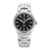 Buy Shop Tag Heuer Link Quartz Black Dial Silver Steel Strap Watch for Women - WBC2110.BA0603 USA Online