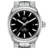 Buy Shop Tag Heuer Link Quartz Black Dial Silver Steel Strap Watch for Women - WBC2110.BA0603 USA Online