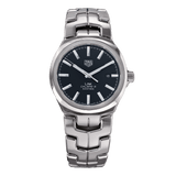 Buy Shop Tag Heuer Link Quartz Black Dial Silver Steel Strap Watch for Women - WBC2110.BA0603 USA Online