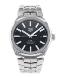 Buy Shop Tag Heuer Link Quartz Black Dial Silver Steel Strap Watch for Women - WBC2110.BA0603 USA Online