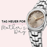 Buy Shop Tag Heuer Link Quartz Brown Dial Silver Steel Strap Watch for Women - WBC131E.BA0649 USA Online