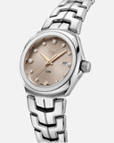 Buy Shop Tag Heuer Link Quartz Brown Dial Silver Steel Strap Watch for Women - WBC131E.BA0649 USA Online