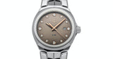 Buy Shop Tag Heuer Link Quartz Brown Dial Silver Steel Strap Watch for Women - WBC131E.BA0649 USA Online