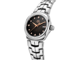Buy Shop Tag Heuer Link Quartz Diamonds Black Dial Silver Steel Strap Watch for Men - WBC131G.BA0649 USA Online