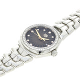 Buy Shop Tag Heuer Link Quartz Diamonds Black Dial Silver Steel Strap Watch for Men - WBC131G.BA0649 USA Online