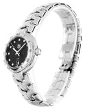 Buy Shop Tag Heuer Link Quartz Diamonds Black Dial Silver Steel Strap Watch for Women - WAT1410.BA0954 USA Online