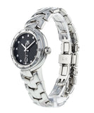 Buy Shop Tag Heuer Link Quartz Diamonds Black Dial Silver Steel Strap Watch for Women - WAT1410.BA0954 USA Online