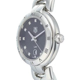 Buy Shop Tag Heuer Link Quartz Diamonds Black Dial Silver Steel Strap Watch for Women - WAT1410.BA0954 USA Online