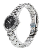 Buy Shop Tag Heuer Link Quartz Diamonds Black Dial Silver Steel Strap Watch for Women - WAT1410.BA0954 USA Online