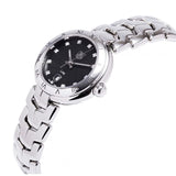 Buy Shop Tag Heuer Link Quartz Diamonds Black Dial Silver Steel Strap Watch for Women - WAT1410.BA0954 USA Online