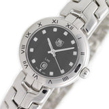 Buy Shop Tag Heuer Link Quartz Diamonds Black Dial Silver Steel Strap Watch for Women - WAT1410.BA0954 USA Online