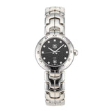 Buy Shop Tag Heuer Link Quartz Diamonds Black Dial Silver Steel Strap Watch for Women - WAT1410.BA0954 USA Online