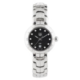 Buy Shop Tag Heuer Link Quartz Diamonds Black Dial Silver Steel Strap Watch for Women - WAT1410.BA0954 USA Online
