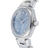 Buy Shop Tag Heuer Link Quartz Diamonds Blue Mother of Pearl Dial Silver Steel Strap Watch for Women - WBC1313.BA0600 USA Online