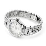 Buy Shop Tag Heuer Link Quartz Diamonds Mother of Pearl Dial Silver Steel Strap Watch for Women - WBC1312.BA0600 USA Online
