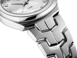 Buy Shop Tag Heuer Link Quartz Diamonds Mother of Pearl Dial Silver Steel Strap Watch for Women - WBC1312.BA0600 USA Online