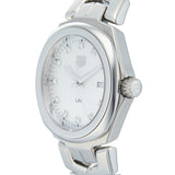 Buy Shop Tag Heuer Link Quartz Diamonds Mother of Pearl Dial Silver Steel Strap Watch for Women - WBC1312.BA0600 USA Online
