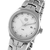 Buy Shop Tag Heuer Link Quartz Diamonds Mother of Pearl Dial Silver Steel Strap Watch for Women - WBC1312.BA0600 USA Online