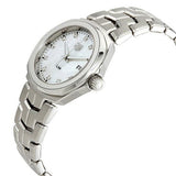 Buy Shop Tag Heuer Link Quartz Diamonds Mother of Pearl Dial Silver Steel Strap Watch for Women - WBC1312.BA0600 USA Online