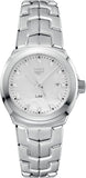 Buy Shop Tag Heuer Link Quartz Diamonds Mother of Pearl Dial Silver Steel Strap Watch for Women - WBC1312.BA0600 USA Online