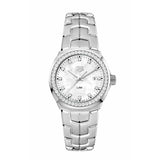 Buy Shop Tag Heuer Link Quartz Diamonds Mother of Pearl Dial Silver Steel Strap Watch for Women - WBC1316.BA0600 USA Online