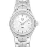Buy Shop Tag Heuer Link Quartz Mother of Pearl Dial Silver Steel Strap Watch for Women - WBC1310.BA0600 USA Online