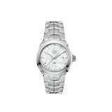 Buy Shop Tag Heuer Link Quartz Mother of Pearl Dial Silver Steel Strap Watch for Women - WBC1310.BA0600 USA Online
