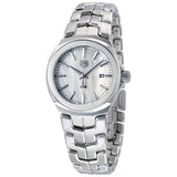 Buy Shop Tag Heuer Link Quartz Mother of Pearl Dial Silver Steel Strap Watch for Women - WBC1310.BA0600 USA Online