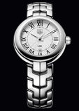 Buy Shop Tag Heuer Link Roman Numeral Silver Dial Silver Steel Strap Watch for Women - WAT1416.BA0954 USA Online