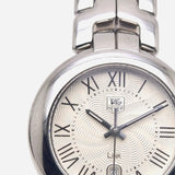 Buy Shop Tag Heuer Link Roman Numeral Silver Dial Silver Steel Strap Watch for Women - WAT1416.BA0954 USA Online