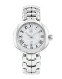 Buy Shop Tag Heuer Link Roman Numeral Silver Dial Silver Steel Strap Watch for Women - WAT1416.BA0954 USA Online