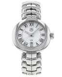 Buy Shop Tag Heuer Link Roman Numeral Silver Dial Silver Steel Strap Watch for Women - WAT1416.BA0954 USA Online