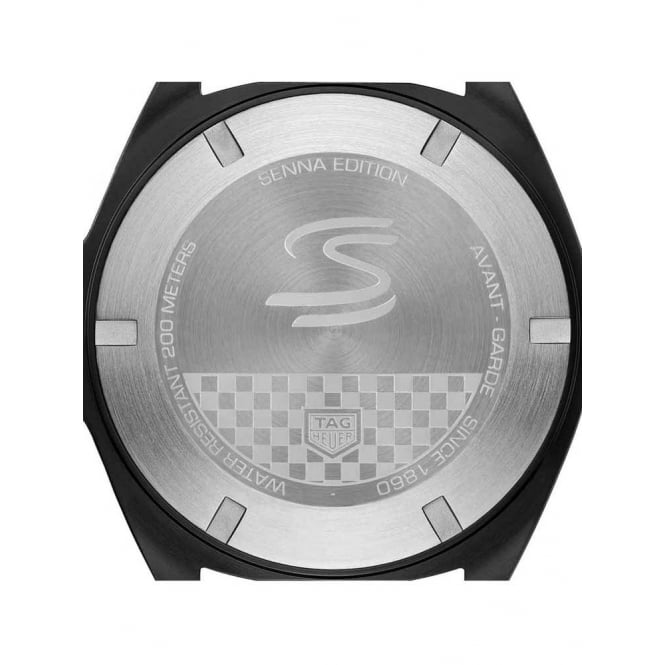 Buy Shop Tag Heuer Formula 1 Senna Special Edition Black Dial Two Tone Rubber Strap Watch for Men - WAZ1014.FT8027 USA Online