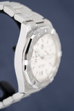 Buy Shop Tag Heuer Aquaracer Chronograph White Dial Silver Steel Strap Watch for Men - WAY111Y.BA0928 USA Online