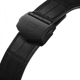 Buy Shop Tag Heuer Monaco Automatic Chronograph Black Dial Black Leather Strap Watch for Men - CBL2180.FC6497 USA Online