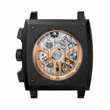 Buy Shop Tag Heuer Monaco Automatic Chronograph Black Dial Black Leather Strap Watch for Men - CBL2180.FC6497 USA Online
