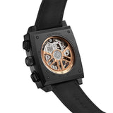 Buy Shop Tag Heuer Monaco Automatic Chronograph Black Dial Black Leather Strap Watch for Men - CBL2180.FC6497 USA Online